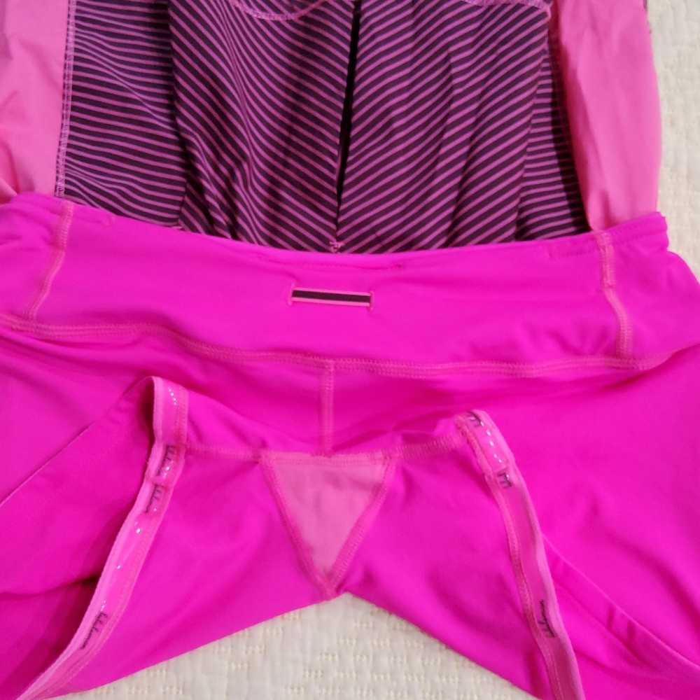 lululemon athletica Fast Cat Skirt Hyper Stripe Raspberry Glo Size 4 - Picture 12 of 13